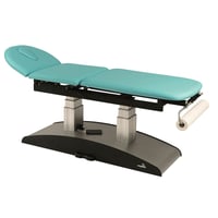 Ecopostural electric stretcher: Vertical elevation with two columns, three bodies and semicircular head (62 x 200cm)
